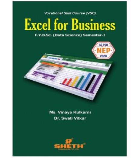 Excel for Business FYBSc Data Science Sem 1 Sheth Publication | Mumbai University